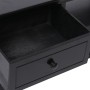 Schwarzer TV-Schrank aus massivem Paulownia-Holz, 108 x 30 x 40 cm von vidaXL, TV-Möbel - Ref: Foro24-338518, Preis: 102,15 €...