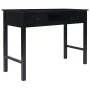 Paulownia Massivholz Schreibtisch schwarz 108x45x76 cm von vidaXL, Schreibtische - Ref: Foro24-338538, Preis: 114,79 €, Rabat...