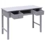 Schreibtisch aus grauem Paulownia-Massivholz, 108 x 45 x 76 cm von vidaXL, Schreibtische - Ref: Foro24-338536, Preis: 114,50 ...