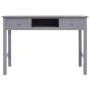 Schreibtisch aus grauem Paulownia-Massivholz, 108 x 45 x 76 cm von vidaXL, Schreibtische - Ref: Foro24-338536, Preis: 114,50 ...
