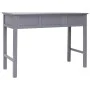 Schreibtisch aus grauem Paulownia-Massivholz, 108 x 45 x 76 cm von vidaXL, Schreibtische - Ref: Foro24-338536, Preis: 114,50 ...