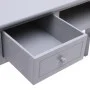Schreibtisch aus grauem Paulownia-Massivholz, 108 x 45 x 76 cm von vidaXL, Schreibtische - Ref: Foro24-338536, Preis: 114,50 ...
