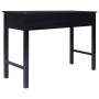 Paulownia Massivholz Schreibtisch schwarz 108x45x76 cm von vidaXL, Schreibtische - Ref: Foro24-338538, Preis: 116,41 €, Rabat...