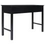 Paulownia Massivholz Schreibtisch schwarz 108x45x76 cm von vidaXL, Schreibtische - Ref: Foro24-338538, Preis: 114,79 €, Rabat...