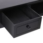 Paulownia Massivholz Schreibtisch schwarz 108x45x76 cm von vidaXL, Schreibtische - Ref: Foro24-338538, Preis: 116,41 €, Rabat...