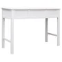Schreibtisch aus massivem Paulownia-Holz, weiß, 108 x 45 x 76 cm von vidaXL, Schreibtische - Ref: Foro24-338537, Preis: 112,7...