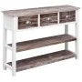 Paulownia Massivholz Anrichte altbraun 108x30x76 cm von vidaXL, Sideboards - Ref: Foro24-338544, Preis: 103,70 €, Rabatt: %