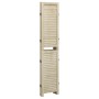 4-panel screen made of solid paulownia wood 140x165 cm by vidaXL, Room dividers - Ref: Foro24-338579, Price: 99,37 €, Discoun...