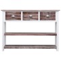 Solid Paulownia wood sideboard in old brown color, 108x30x76 cm by vidaXL, Sideboards - Ref: Foro24-338544, Price: 104,77 €, ...