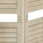4-panel screen made of solid paulownia wood 140x165 cm by vidaXL, Room dividers - Ref: Foro24-338579, Price: 98,09 €, Discoun...