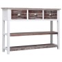 Solid Paulownia wood sideboard in old brown color, 108x30x76 cm by vidaXL, Sideboards - Ref: Foro24-338544, Price: 104,77 €, ...
