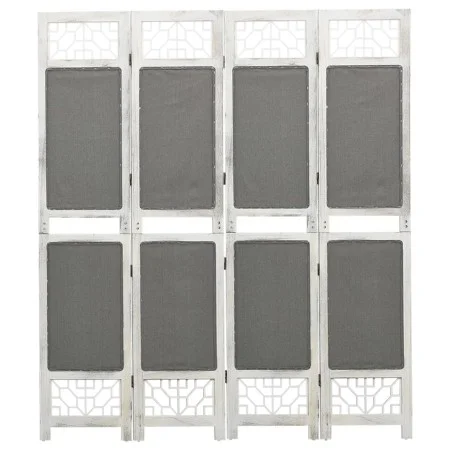 4-panel gray fabric divider screen 140x165 cm by vidaXL, Room dividers - Ref: Foro24-338555, Price: 61,52 €, Discount: %