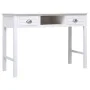 Solid Paulownia wood desk white 108x45x76 cm by vidaXL, Desks - Ref: Foro24-338535, Price: 115,00 €, Discount: %
