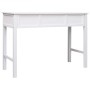 Schreibtisch aus massivem Paulownia-Holz, weiß, 108 x 45 x 76 cm von vidaXL, Schreibtische - Ref: Foro24-338535, Preis: 115,7...