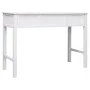 Solid Paulownia wood desk white 108x45x76 cm by vidaXL, Desks - Ref: Foro24-338535, Price: 115,00 €, Discount: %