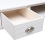 Schreibtisch aus massivem Paulownia-Holz, weiß, 108 x 45 x 76 cm von vidaXL, Schreibtische - Ref: Foro24-338535, Preis: 115,7...