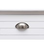 Escritorio de madera maciza de Paulownia blanco 108x45x76 cm de vidaXL, Escritorios - Ref: Foro24-338535, Precio: 115,71 €, D...