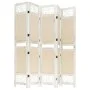 Divider screen with 5 cream fabric panels 175x165 cm by vidaXL, Room dividers - Ref: Foro24-338560, Price: 85,80 €, Discount: %