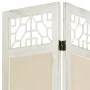 Divider screen with 5 cream fabric panels 175x165 cm by vidaXL, Room dividers - Ref: Foro24-338560, Price: 85,80 €, Discount: %