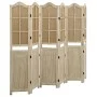 6-panel screen brown fabric 214x165 cm by vidaXL, Room dividers - Ref: Foro24-338593, Price: 156,08 €, Discount: %