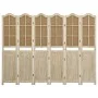 6-panel screen brown fabric 214x165 cm by vidaXL, Room dividers - Ref: Foro24-338593, Price: 156,08 €, Discount: %