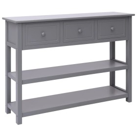 Paulownia Massivholz Anrichte grau 108x30x76 cm von vidaXL, Sideboards - Ref: Foro24-338546, Preis: 135,44 €, Rabatt: %
