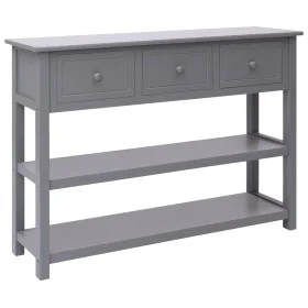 Paulownia Massivholz Anrichte grau 108x30x76 cm von vidaXL, Sideboards - Ref: Foro24-338546, Preis: 133,80 €, Rabatt: %