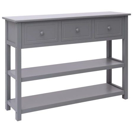 Solid gray Paulownia wood sideboard 108x30x76 cm by vidaXL, Sideboards - Ref: Foro24-338546, Price: 135,34 €, Discount: %