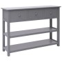 Solid gray Paulownia wood sideboard 108x30x76 cm by vidaXL, Sideboards - Ref: Foro24-338546, Price: 135,34 €, Discount: %