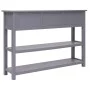 Solid gray Paulownia wood sideboard 108x30x76 cm by vidaXL, Sideboards - Ref: Foro24-338546, Price: 133,80 €, Discount: %
