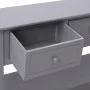 Aparador madera maciza de Paulownia gris 108x30x76 cm de vidaXL, Aparadores - Ref: Foro24-338546, Precio: 133,79 €, Descuento: %