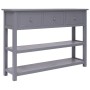 Solid gray Paulownia wood sideboard 108x30x76 cm by vidaXL, Sideboards - Ref: Foro24-338546, Price: 135,34 €, Discount: %