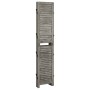 Biombo de 5 paneles de madera maciza gris 179x166 cm de vidaXL, Divisores de ambientes - Ref: Foro24-338576, Precio: 102,17 €...