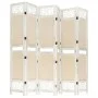 Divider screen with 6 cream fabric panels 210x165 cm by vidaXL, Room dividers - Ref: Foro24-338561, Price: 101,77 €, Discount: %