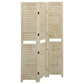 Faltwand mit 3 Paneelen aus massivem Paulownia-Holz 105x165 cm von vidaXL, Raumteiler - Ref: Foro24-338578, Preis: 65,09 €, R...