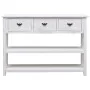 Anrichte aus Massivholz Paulownia antik weiß 108x30x76 cm von vidaXL, Sideboards - Ref: Foro24-338552, Preis: 177,66 €, Rabat...