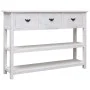 Anrichte aus Massivholz Paulownia antik weiß 108x30x76 cm von vidaXL, Sideboards - Ref: Foro24-338552, Preis: 177,66 €, Rabat...