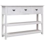 Anrichte aus Massivholz Paulownia antik weiß 108x30x76 cm von vidaXL, Sideboards - Ref: Foro24-338552, Preis: 202,40 €, Rabat...