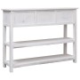 Aparador madera maciza de paulownia blanco antiguo 108x30x76 cm de vidaXL, Aparadores - Ref: Foro24-338552, Precio: 202,28 €,...