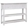 Solid antique white paulownia wood sideboard 108x30x76 cm by vidaXL, Sideboards - Ref: Foro24-338552, Price: 183,63 €, Discou...