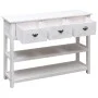 Solid antique white paulownia wood sideboard 108x30x76 cm by vidaXL, Sideboards - Ref: Foro24-338552, Price: 183,63 €, Discou...