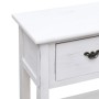 Aparador madera maciza de paulownia blanco antiguo 108x30x76 cm de vidaXL, Aparadores - Ref: Foro24-338552, Precio: 202,28 €,...