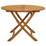 Mesa plegable de jardín de madera maciza de acacia 110 cm de vidaXL, Mesas de jardín - Ref: Foro24-316844, Precio: 148,82 €, ...