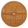 Folding garden table made of solid acacia wood, 110 cm. by vidaXL, Garden tables - Ref: Foro24-316844, Price: 162,52 €, Disco...