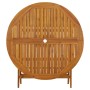 Klappbarer Gartentisch aus massivem Akazienholz 110 cm von vidaXL, Gartentische - Ref: Foro24-316844, Preis: 162,52 €, Rabatt: %