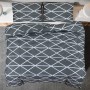 Juego de funda nórdica algodón gris 225x220 cm de vidaXL, Fundas de nórdico - Ref: Foro24-136060, Precio: 26,15 €, Descuento: %