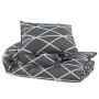 Juego de funda nórdica algodón gris 225x220 cm de vidaXL, Fundas de nórdico - Ref: Foro24-136060, Precio: 26,15 €, Descuento: %