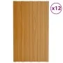 Dachpaneel aus verzinktem Stahl in Holzoptik, 12 Stück, 80x45 cm. von vidaXL, Decke - Ref: Foro24-317207, Preis: 62,99 €, Rab...