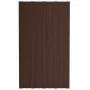 Braun verzinktes Stahldachpaneel 12 Einheiten 80x45 cm von vidaXL, Decke - Ref: Foro24-317205, Preis: 60,12 €, Rabatt: %