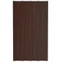 Braun verzinktes Stahldachpaneel 36 Einheiten 80x45 cm von vidaXL, Decke - Ref: Foro24-317206, Preis: 130,67 €, Rabatt: %
